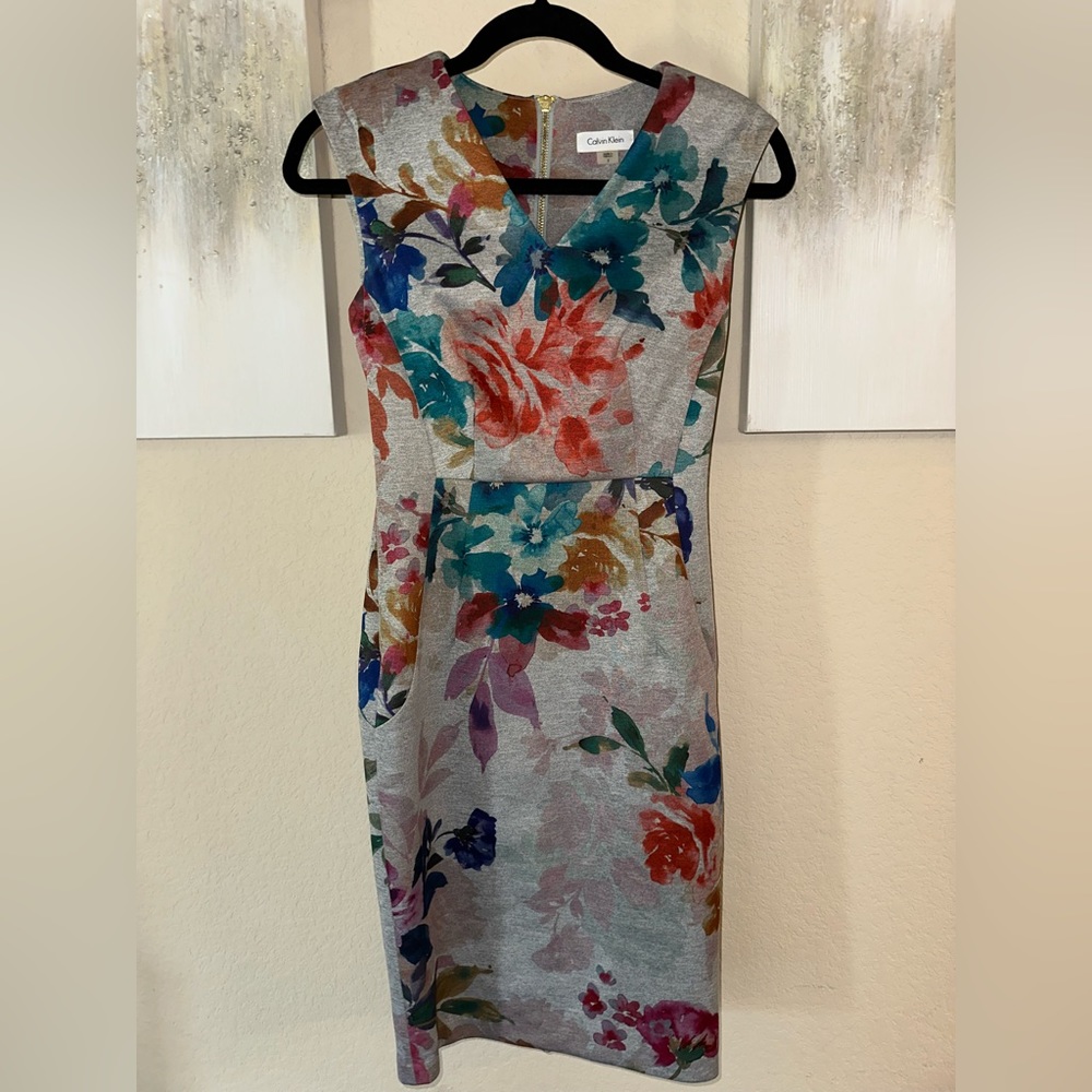 Calvin Klein floral dress